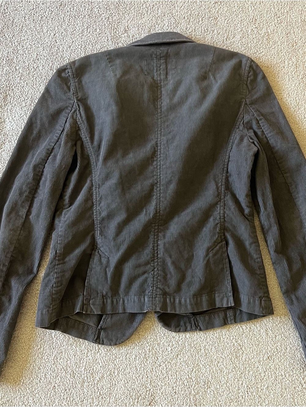 Banana Republic Gray Corduroy Jacket, S